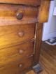 Antique Step Back Hutch Primitive Solid Pine Wood Cupboard All Unknown photo 5