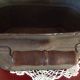 Antique Primitive Rectangle Metal Pail With Bale Handle Primitives photo 1