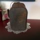 Antique Primitive Rectangle Metal Pail With Bale Handle Primitives photo 4