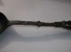 Antique Figural Knop Pewter Spoon 1600s British photo 2