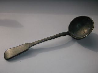 Antique Maker Marked Pewter Spoon Late 1600s photo
