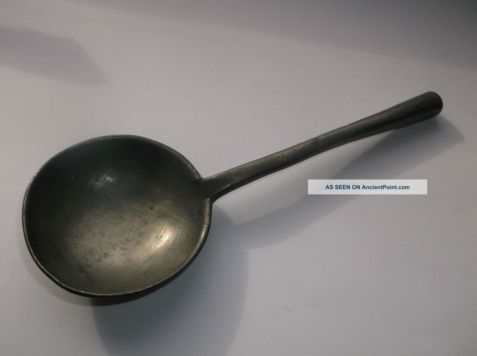Rare Antique Slip Top Tudor Pewter Spoon British photo