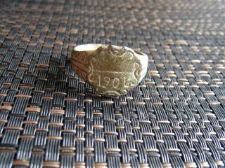 Antique Bronze Ring Early 20th Century 1904 Found With Metal Detector photo