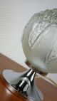 Vintage 1960 ' S 70 ' S Space Age Table Lamp Bubble Glass And Chrome Mid-Century Modernism photo 3