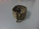 Antique 19th Century Silver Alloy Ottoman Women ' S Children Folk Bracelet Rare A Islamic photo 3