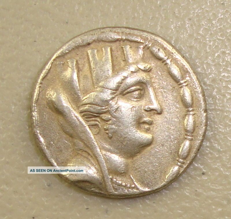 After 109/8 Bc Seleukeia Tyche / Thunderbolt Ancient Greek Silver Tetradrachm Vf Greek photo