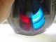 Vintage Boat Navigation Bow/stern Light W/red,  Blue Glass Lone Star 1959 Lamps & Lighting photo 2