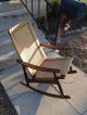 Hans Wegner Style Mid Century Rocking Chair Rare Furniture Rocker Modern Woven Mid-Century Modernism photo 1