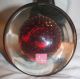 Viking Art Glass Mushroom Large Paperweight Mid Century Ruby With Bubbles Mid-Century Modernism photo 5