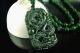 Natural Green Hand - Carved Chinese Hetian Jade Pendant - Dragon - Necklace Necklaces & Pendants photo 1