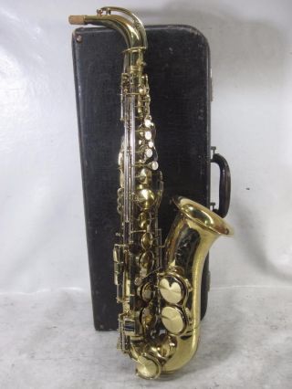 King Model Zephyr Alto Saxophone (circa 1937) W/ Carrying Case photo