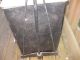 Antique Dazey Butter Churn Metal Canister Cast Iron Frame Wooden Paddle Primitives photo 3
