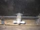Antique Dazey Butter Churn Metal Canister Cast Iron Frame Wooden Paddle Primitives photo 4