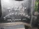 Antique Dazey Butter Churn Metal Canister Cast Iron Frame Wooden Paddle Primitives photo 5