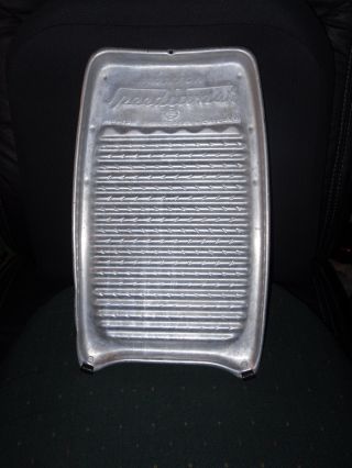 Vintage Morton Speedwash Washboard - Aluminum - Made In U.  S.  A.  Fair - Good Cond. photo