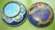 Antique Chinese Japanese Cloisonne Lidded Bowl 9.  5 Cms Across 6 Cms Tall Cloisonne photo 2