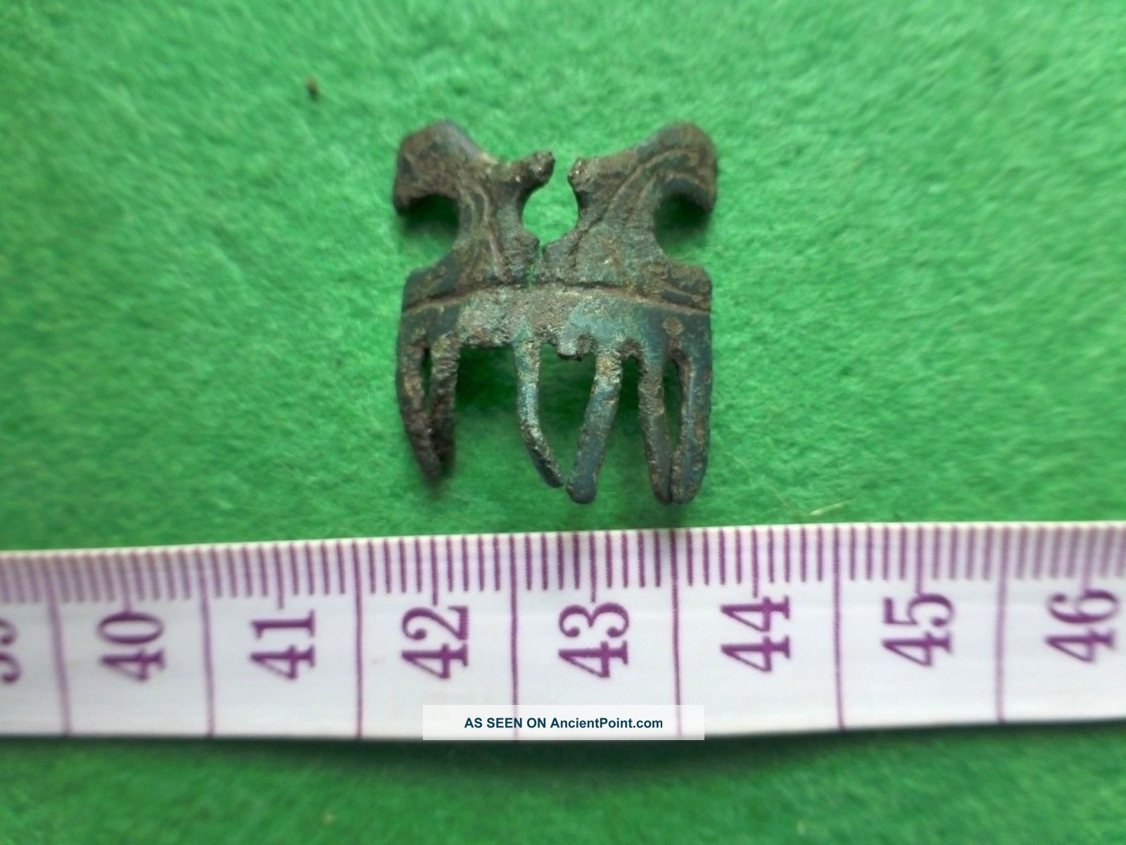 Viking Small Bronze Decorative Comb Viking photo
