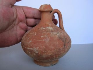 Ancient Roman Pottery Jug photo
