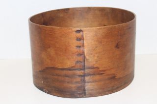 Antique Vintage Round Shaker Pantry Wood Box Folk Art Primitive Handcrafted photo