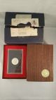 1973 S 40 Silver Proof Eisenhower Brown Box The Americas photo 1