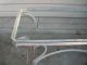 49116 Glass Top Library Sofa Table With Metal Base Quality Post-1950 photo 1