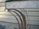 49116 Glass Top Library Sofa Table With Metal Base Quality Post-1950 photo 3