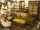 49116 Glass Top Library Sofa Table With Metal Base Quality Post-1950 photo 6