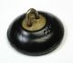 Antique Black Glass Button W/ Cherub Design Buttons photo 1