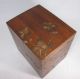 F395: Rare Japanese Old Wooden Storage Box Popular Kiri With Great Makie. Boxes photo 1