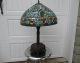 Vintage Tiffany Style Stained Glass Lamp Shade Handel Chicago Mosaic Miller ??? Lamps photo 6
