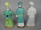 Group Of 8 Famille Rose Figures Of Immortals,  Etc.  Ca.  1800 Some With Old Label Men, Women & Children photo 4