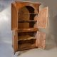 Linen Press Cabinet Bookcase Cupboard Dresser Larder Quality Yew & Oak 1900-1950 photo 2