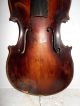 Very Old Vintage Antique 1800s 1 Pc Back Violin - String photo 6