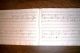 Very Rare Manuscript Music Score For Piano From 