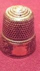 Antique Sterling Thimble Stern Bros Of Philadelphia 1908 - 1912 Size 10 With Marks Thimbles photo 3