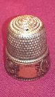 Antique Sterling Thimble Stern Bros Of Philadelphia 1908 - 1912 Size 10 With Marks Thimbles photo 4