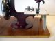 Vintage Essex Miniature Toy Sewing Machine Maroon England Sewing Machines photo 9