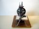 Vintage Essex Miniature Toy Sewing Machine Maroon England Sewing Machines photo 11