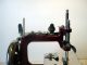 Vintage Essex Miniature Toy Sewing Machine Maroon England Sewing Machines photo 8