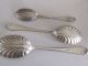 3 Antique Sterling Silver Shell Serving Spoons Rogers,  Lunt,  And Bowlen - 170 Gm Flatware & Silverware photo 4