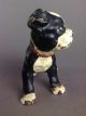 Rare Antique Boston Terrier Puppy Dog Solid Figure Cast Iron Hubley Doorstop Metalware photo 1