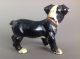 Rare Antique Boston Terrier Puppy Dog Solid Figure Cast Iron Hubley Doorstop Metalware photo 2