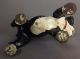 Rare Antique Boston Terrier Puppy Dog Solid Figure Cast Iron Hubley Doorstop Metalware photo 6