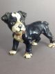 Rare Antique Boston Terrier Puppy Dog Solid Figure Cast Iron Hubley Doorstop Metalware photo 7