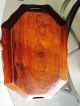 Vintage Antique Wood Carved Serving Tray Raised Sides Trays photo 1