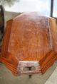 Vintage Antique Wood Carved Serving Tray Raised Sides Trays photo 8