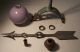 Antique Old Lightning Rod Weathervane Arrow Star Lavender Ball Copper Usa D59 Weathervanes & Lightning Rods photo 4