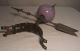 Antique Old Lightning Rod Weathervane Arrow Star Lavender Ball Copper Usa D59 Weathervanes & Lightning Rods photo 7