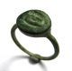 50 A.  D British Found Roman Period Legionary Bronze Decorative Seal Ring.  Dolphin British photo 3