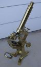 Antique Huge Elaborate Victorian Charles Baker Of London Brass Microscope Microscopes & Lab Equipment photo 3